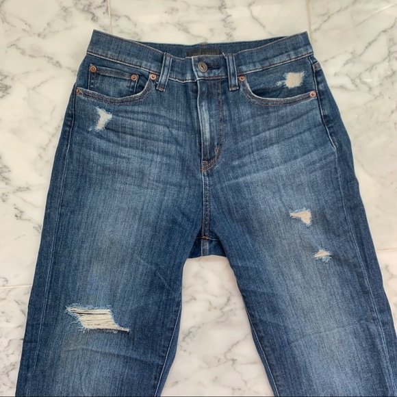 Uniqlo High Rise Boyfriend Straight Jeans (24w) - Picture 2 of 6